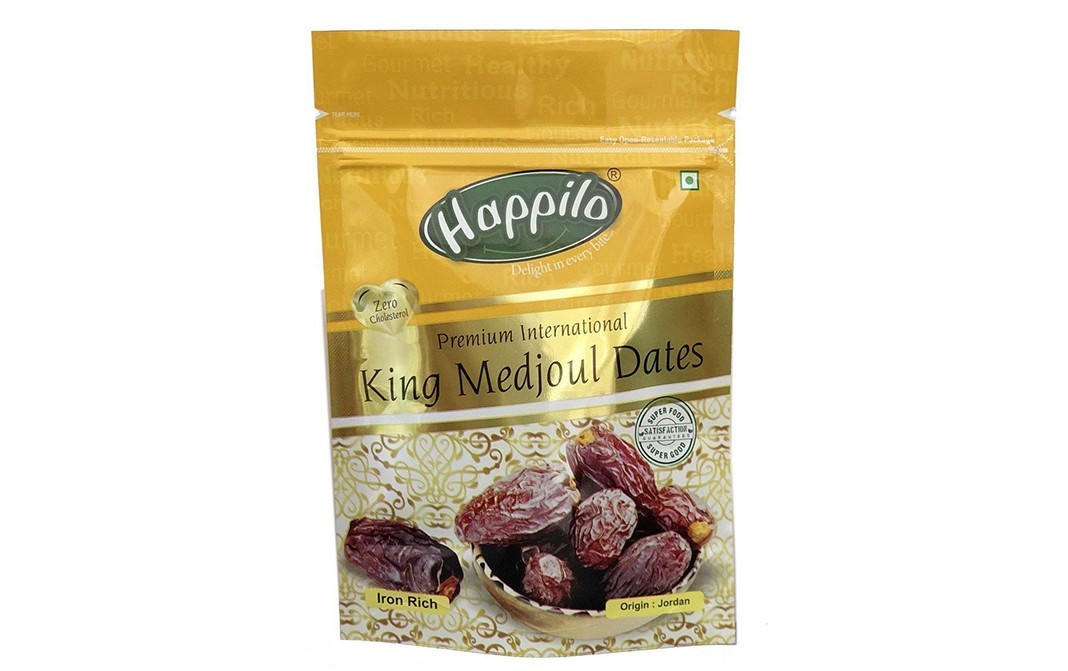 Happilo Premium International King Medjoul Dates   Pack  200 grams